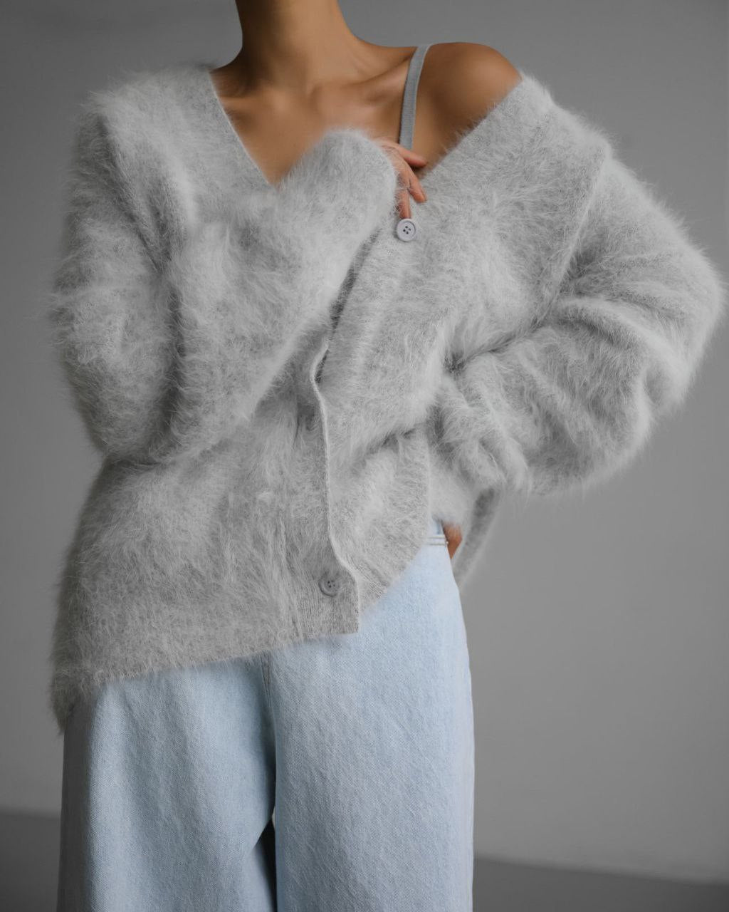 Cassey | Stilvolle Lockere Knopfleiste-Cardigan 2