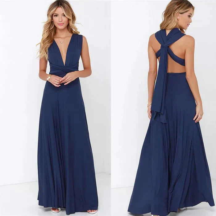 Cato - Wickelkleid mit Gummizug 4