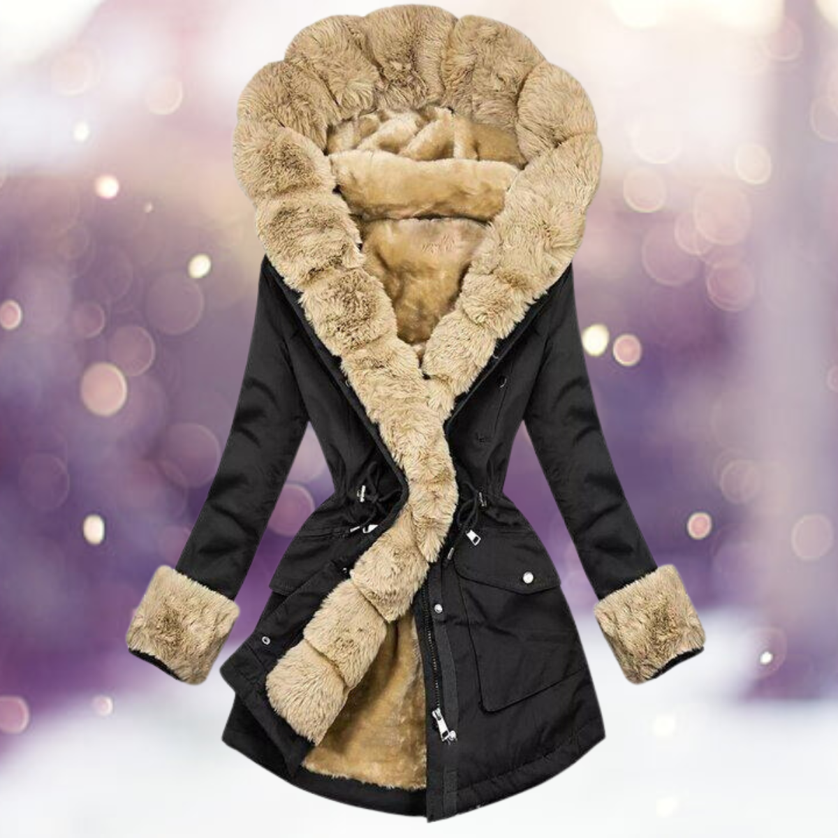 Chamyle - Die warme Mode Jacke mit kuscheligem Plüsch Futter. 0