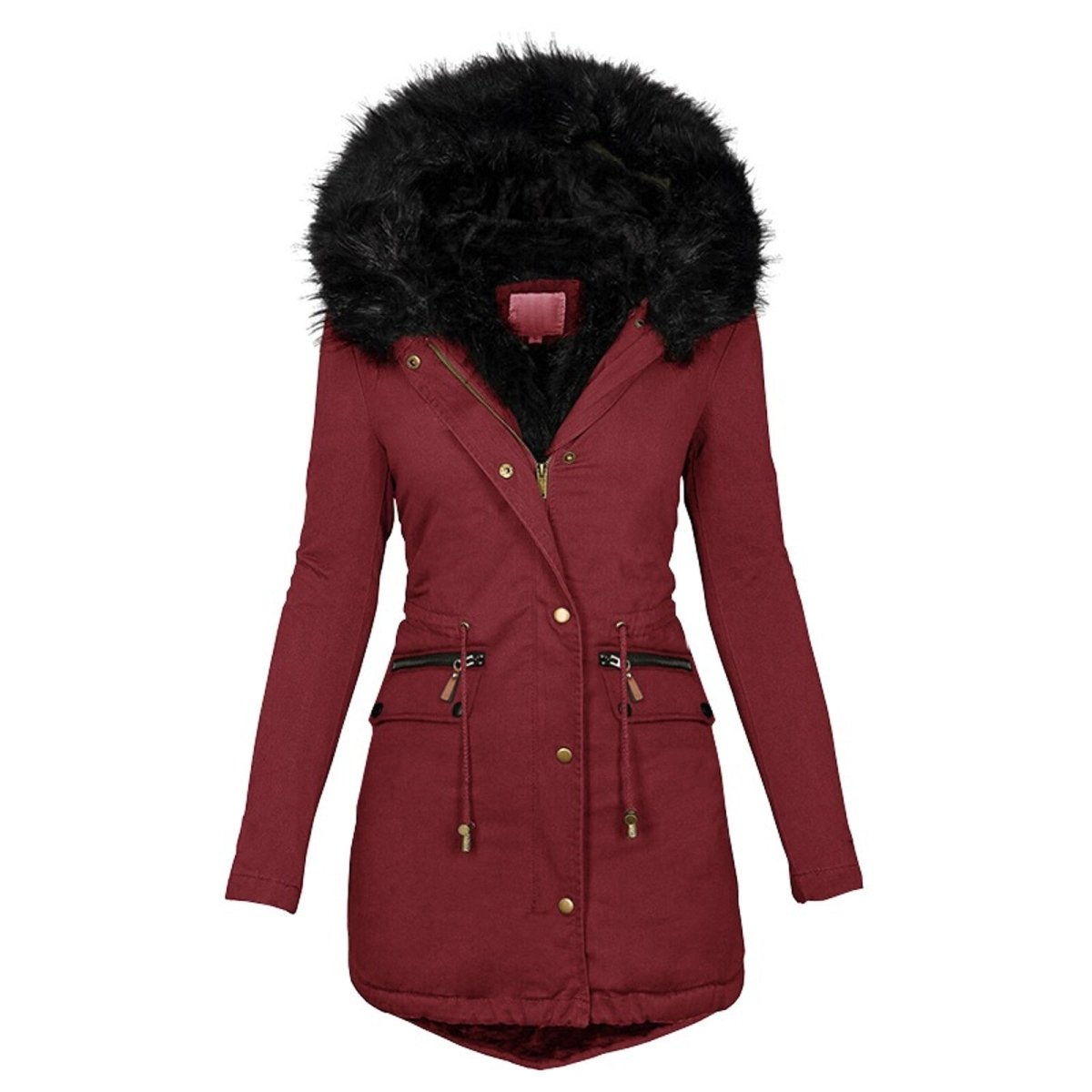 Chic Winterjacke mit Veganem Pelz | Perfekt für Alltag und Freizeit für Damen 0