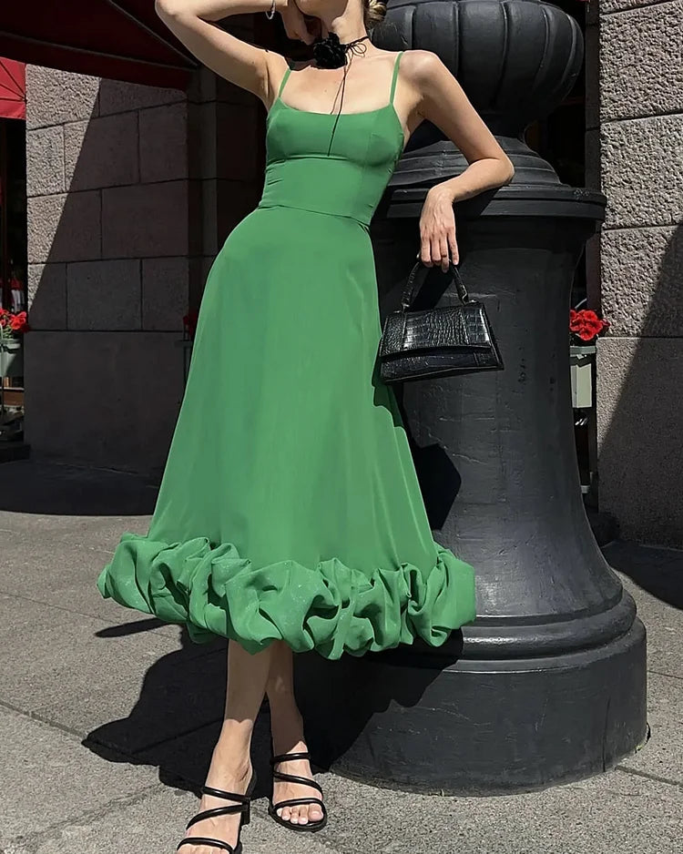 Claudi - Elegantes Midikleid - Schick - Luxe Materialen - Ideal für Partys für Damen 7