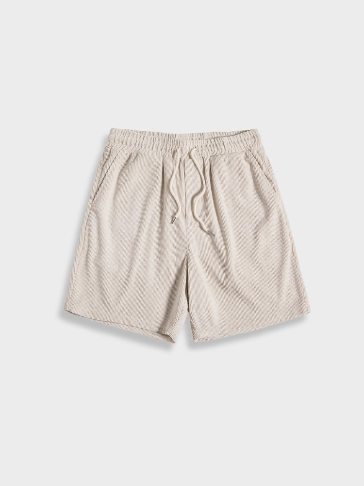 Corduroy kurze Hose + hemd kurzarm herren - Old money style 4