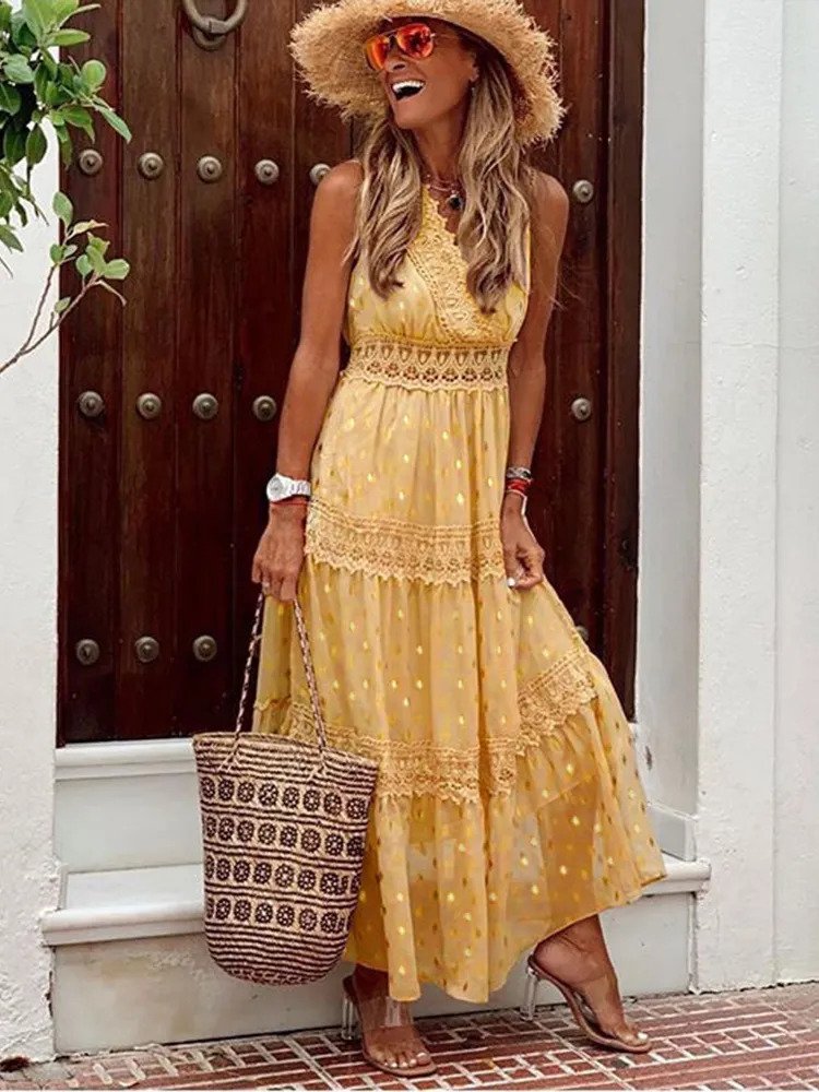 Damen Maxikleid 4
