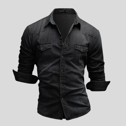 Davian | Herren-Denim-Hemd 5