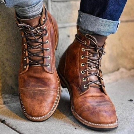 David | Retro Schnürstiefel 0