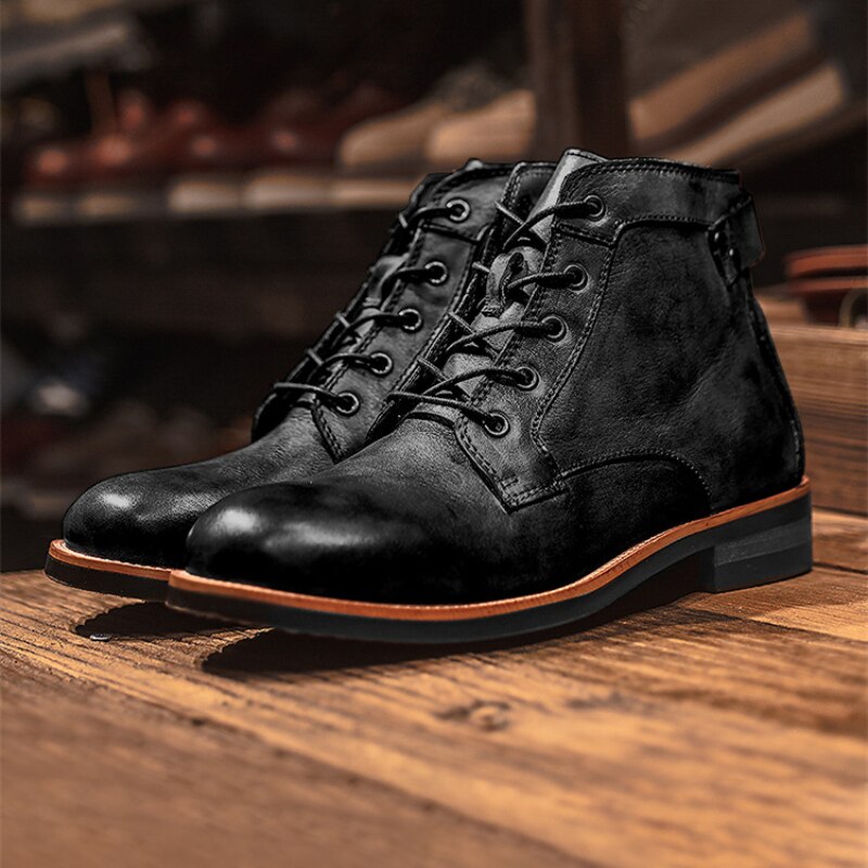 David | bequeme leder herrenschuhe 0