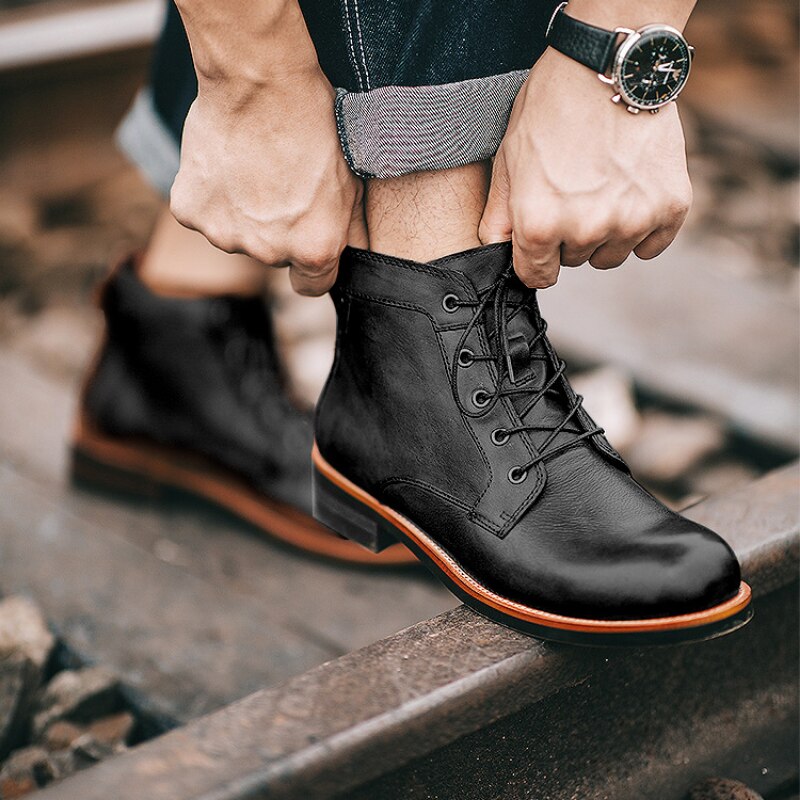 David | bequeme leder herrenschuhe 1