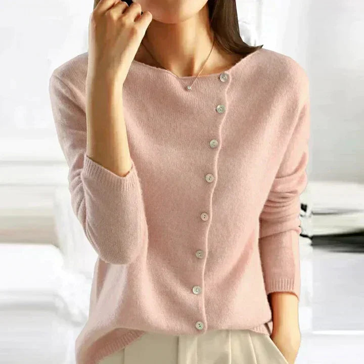 Delia - Pullover - Elegant - Luxuriöss Material - Alltagstauglich für Damen 0