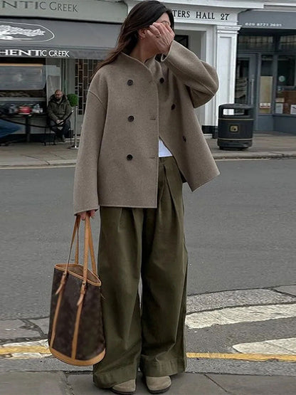 Diane - Eleganter Wollmantel 0