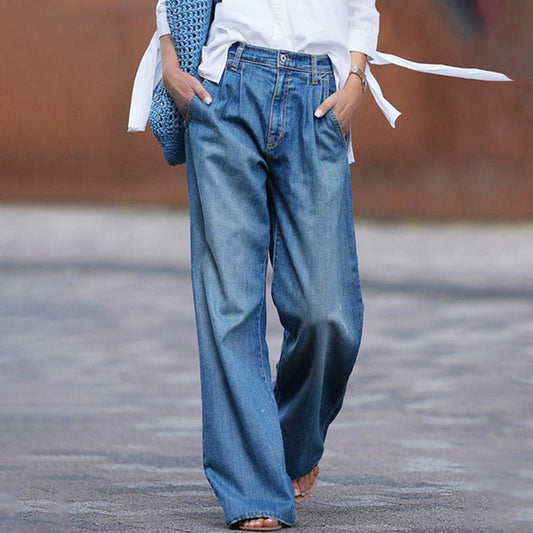 Edda - hochwertige & weit geschnittene jeans 0