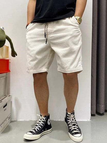 Einstellbar Kordelzug Sommer Kordhose Strand Shorts 7