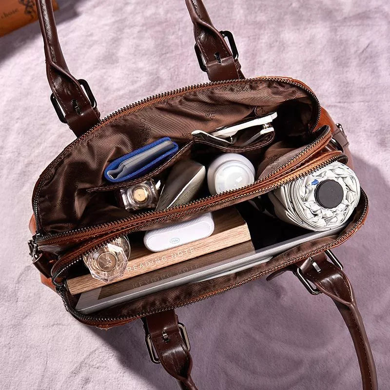Eira | Damen Vintage Ledertasche 4