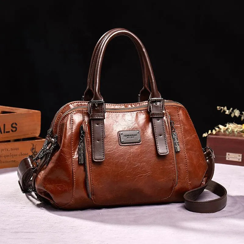 Eira | Damen Vintage Ledertasche 7
