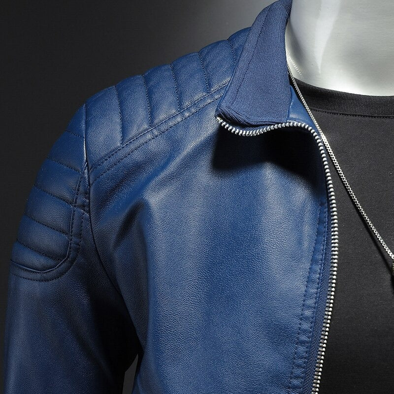 Elegante Lederjacke mit Taschen für Herren | Perfekt für den Alltag 1