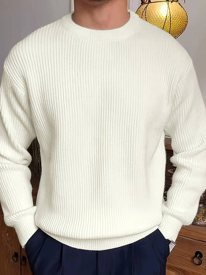 Eleganter strukturierter Pullover 3