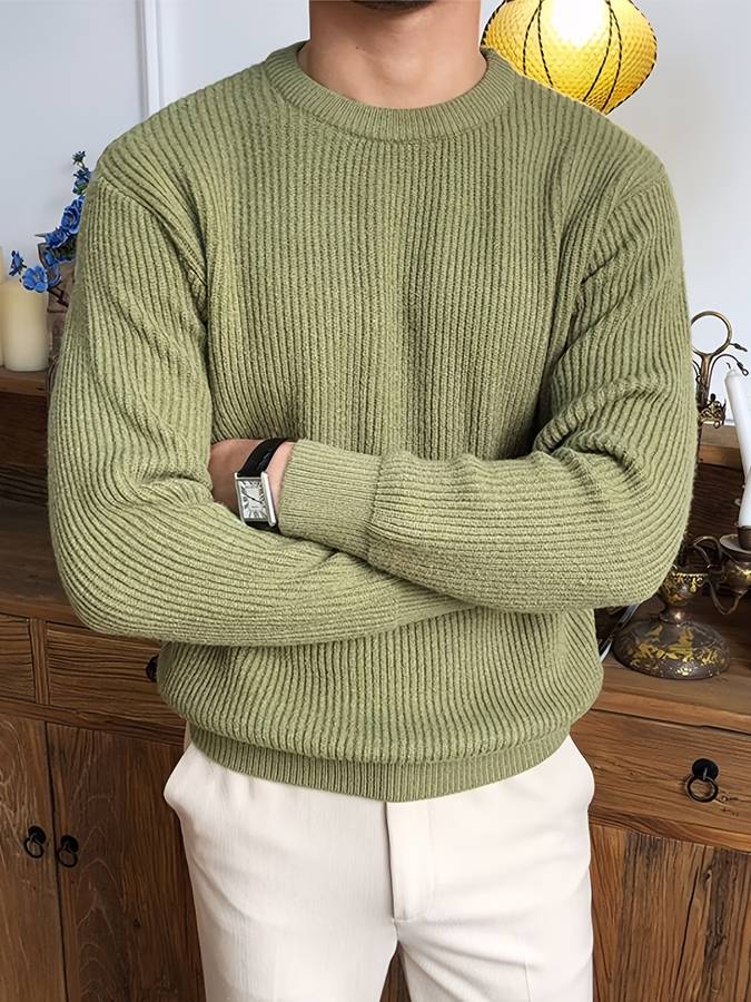 Eleganter strukturierter Pullover 7