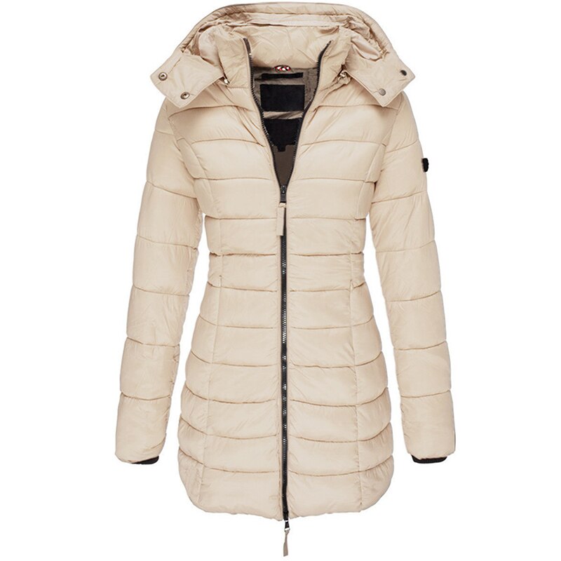 Elisa - Die beste und gemütlichste Daunenjacke mit Kapuze und Reißverschluss 3