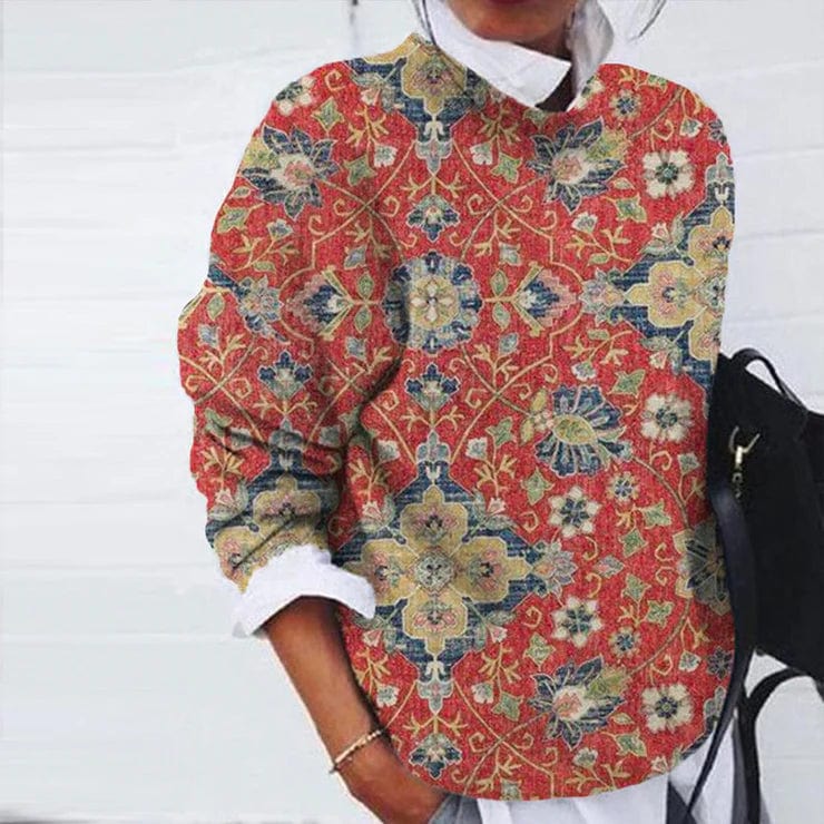 Elle - Eleganter Pullover mit Druck 0