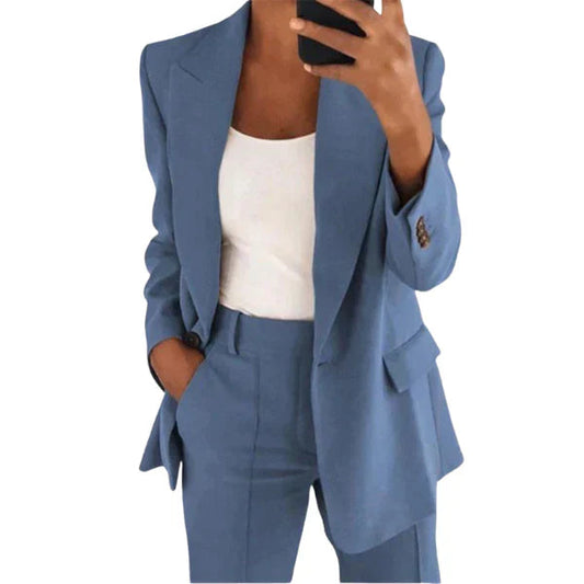 Elsie Blazer-Set mit Jacke und Hose 0