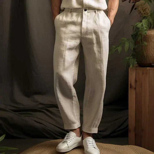 Elton - Casual Herren Leinenhose für den Sommer 0