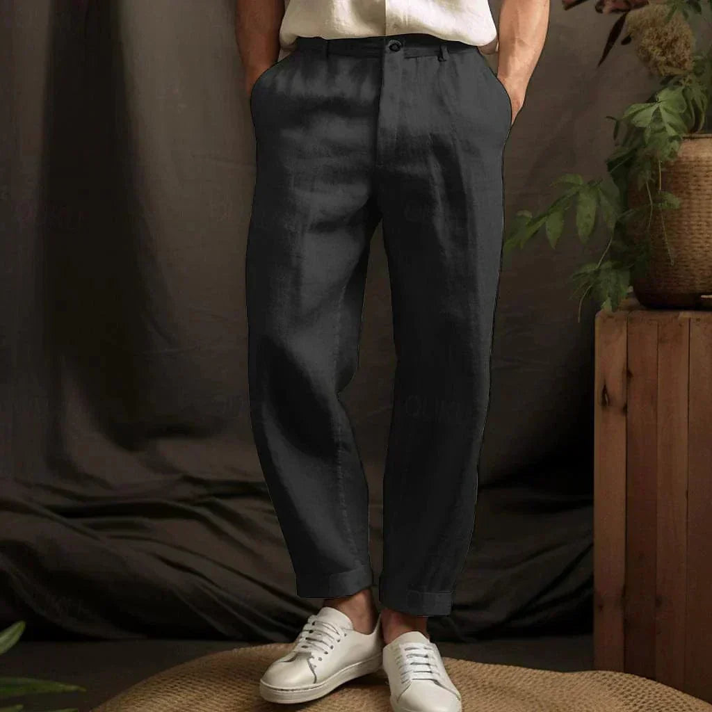 Elton - Casual Herren Leinenhose für den Sommer 2