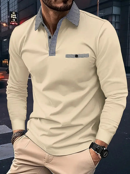 Ethan – klassisches langarm poloshirt für den frühling 3