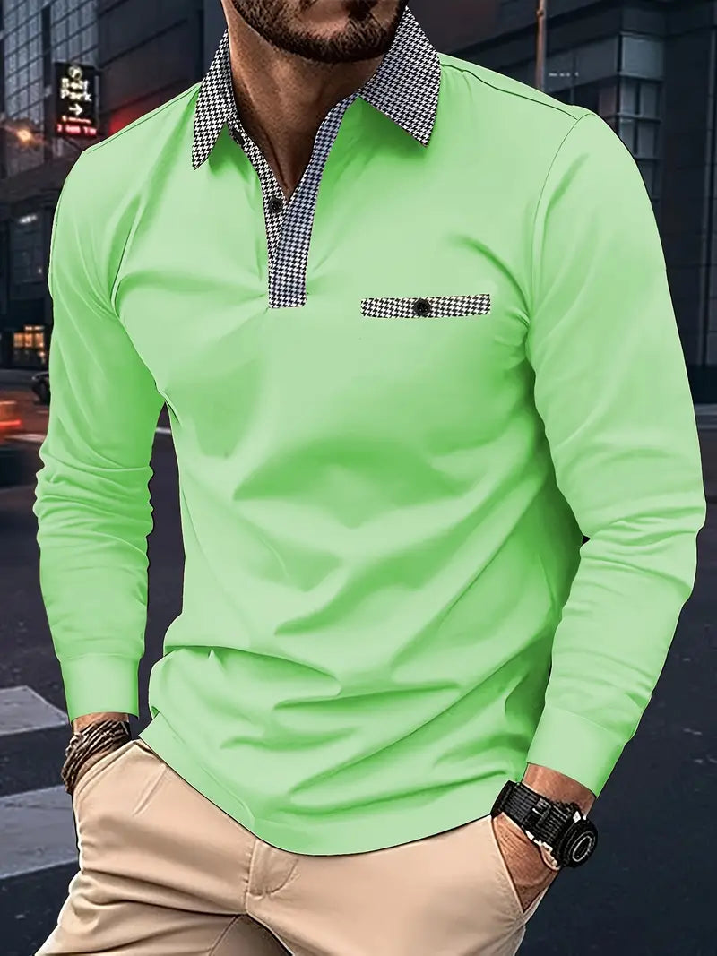 Ethan – klassisches langarm poloshirt für den frühling 4
