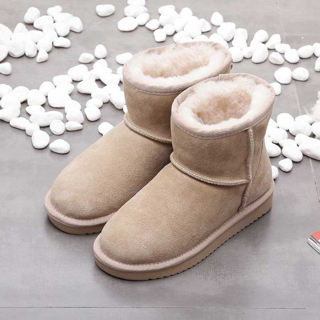 Fabienne Knöchel Echtleder Schneestiefel 0