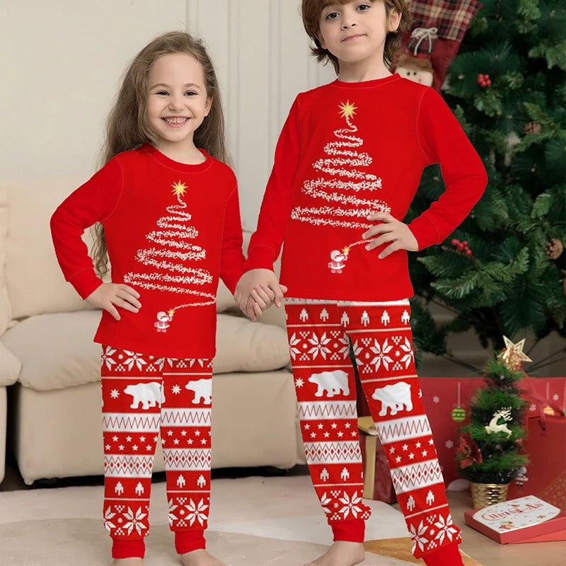 FamFits - Familienmode Passendes Pyjama-Set für Weihnachten 1