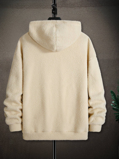 Fleecepullover mit Kapuze 1