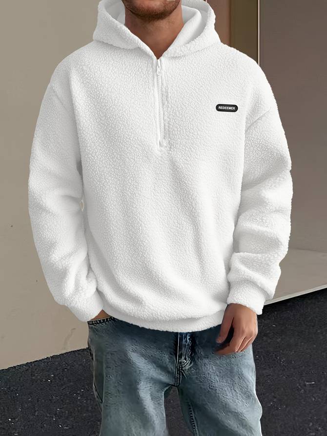 Fleecepullover mit Kapuze 3