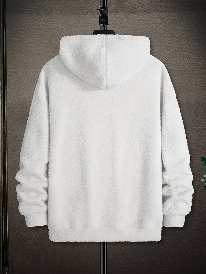 Fleecepullover mit Kapuze 4