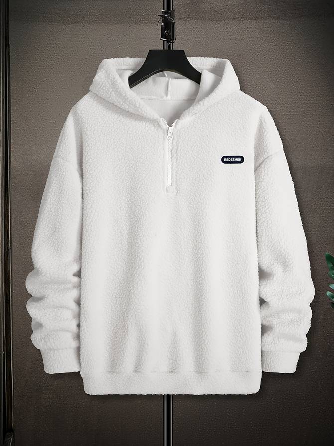 Fleecepullover mit Kapuze 5