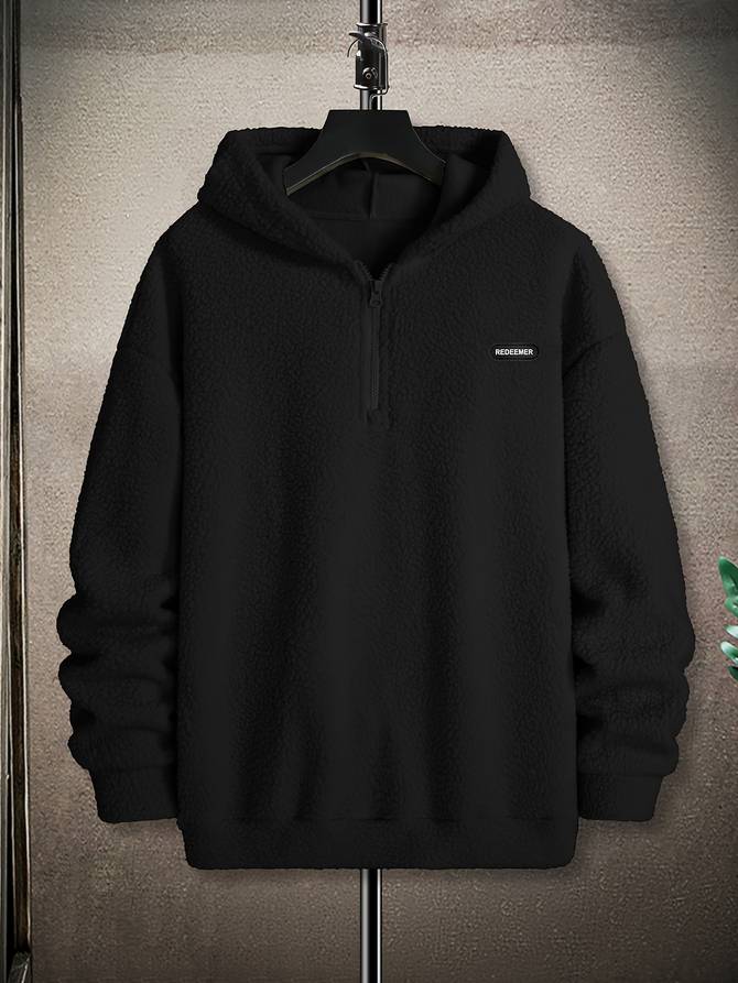 Fleecepullover mit Kapuze 8
