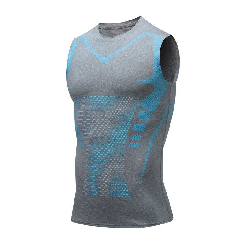 Formender Herren Kompressions-Tanktop mit Kühltechnologie – Figurformendes Muskelshirt gegen Gynäkomastie und Haltungsschwäche 2