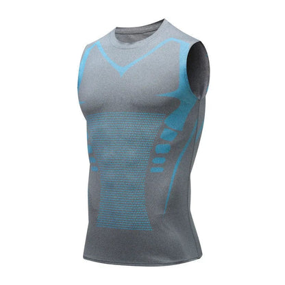 Formender Herren Kompressions-Tanktop mit Kühltechnologie – Figurformendes Muskelshirt gegen Gynäkomastie und Haltungsschwäche 2