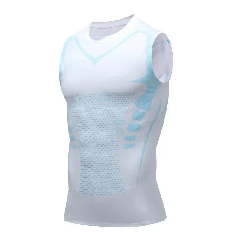 Formender Herren Kompressions-Tanktop mit Kühltechnologie – Figurformendes Muskelshirt gegen Gynäkomastie und Haltungsschwäche 3