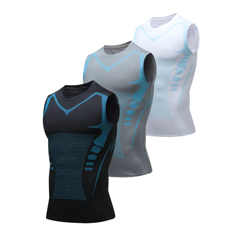 Formender Herren Kompressions-Tanktop mit Kühltechnologie – Figurformendes Muskelshirt gegen Gynäkomastie und Haltungsschwäche 4