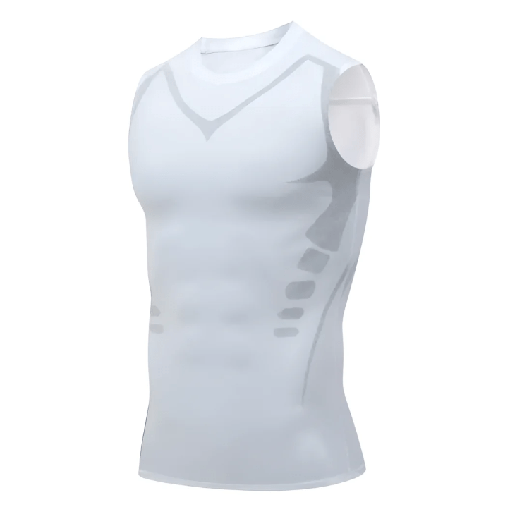 Formender Herren Kompressions-Tanktop mit Kühltechnologie – Figurformendes Muskelshirt gegen Gynäkomastie und Haltungsschwäche 6