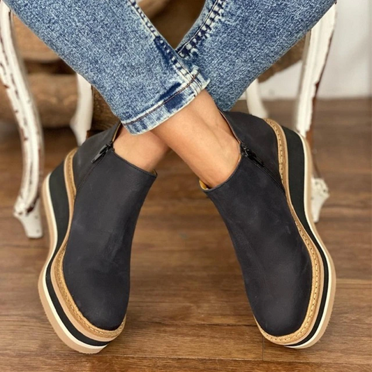 Franka Lederstiefel | Frauenschuhe mit ergonomischem Fußbett 0