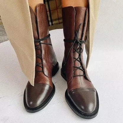 Gaboura klassische vintage-stiefel mit absatz für damen - hochwertig, stylish, warm & bequem 3