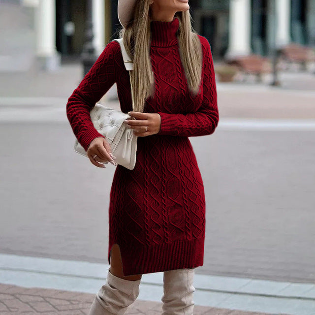 Garnet - Strickkleid - Schick - Luxuriöss Material - Alltagstauglich für Damen 4