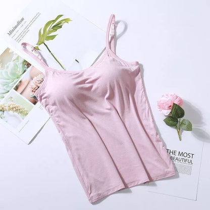 Gepolstertes Tank Top | Tank Top mit integriertem BH 4