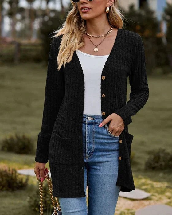Gisela - Langärmelige Damen-Strickjacke 3