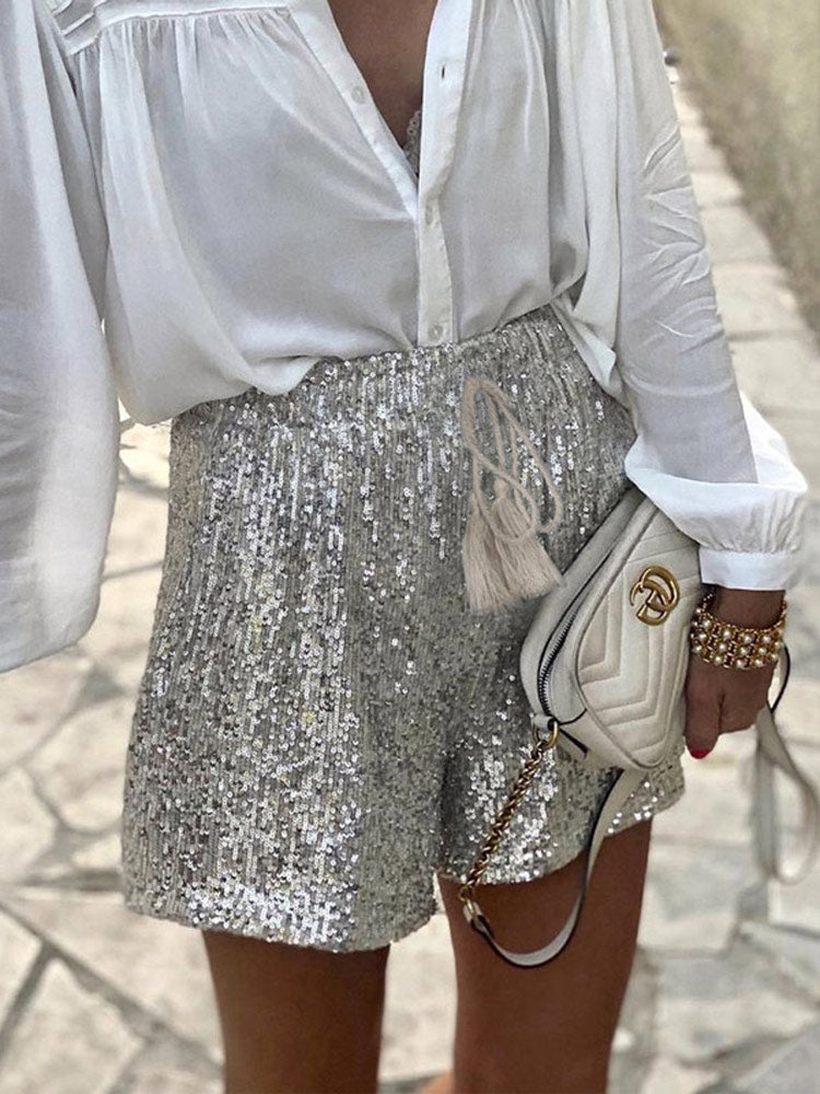 Glitzernde Shorts 0