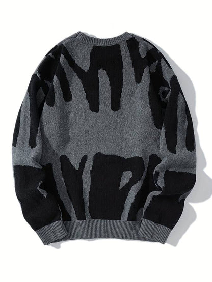Grauer Pullover für Männer 1