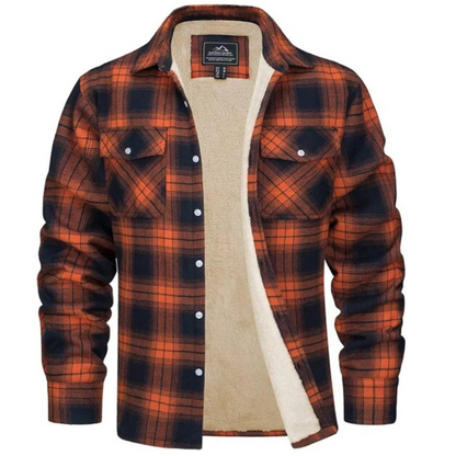 Harvey - Fleecegefütterte karierte Jacke 0