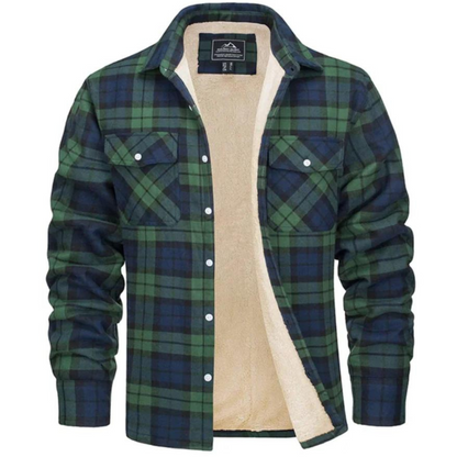 Harvey - Fleecegefütterte karierte Jacke 1