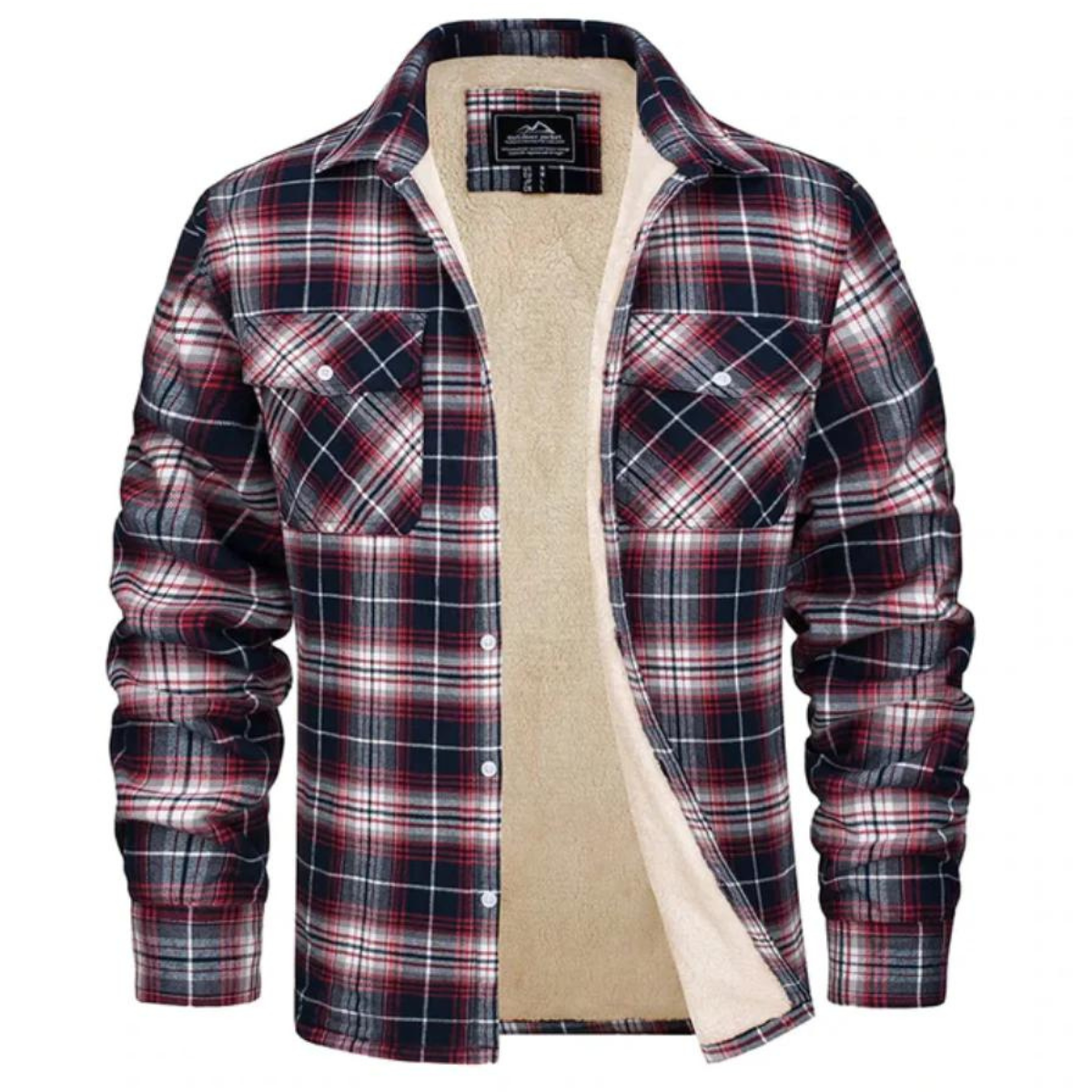 Harvey - Fleecegefütterte karierte Jacke 2