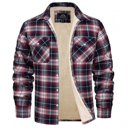 Harvey - Fleecegefütterte karierte Jacke 2